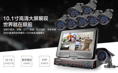 科安數(shù)字(ANNKE) C81AN 1200線監(jiān)控攝像頭套裝 一站式安防解決方案評測